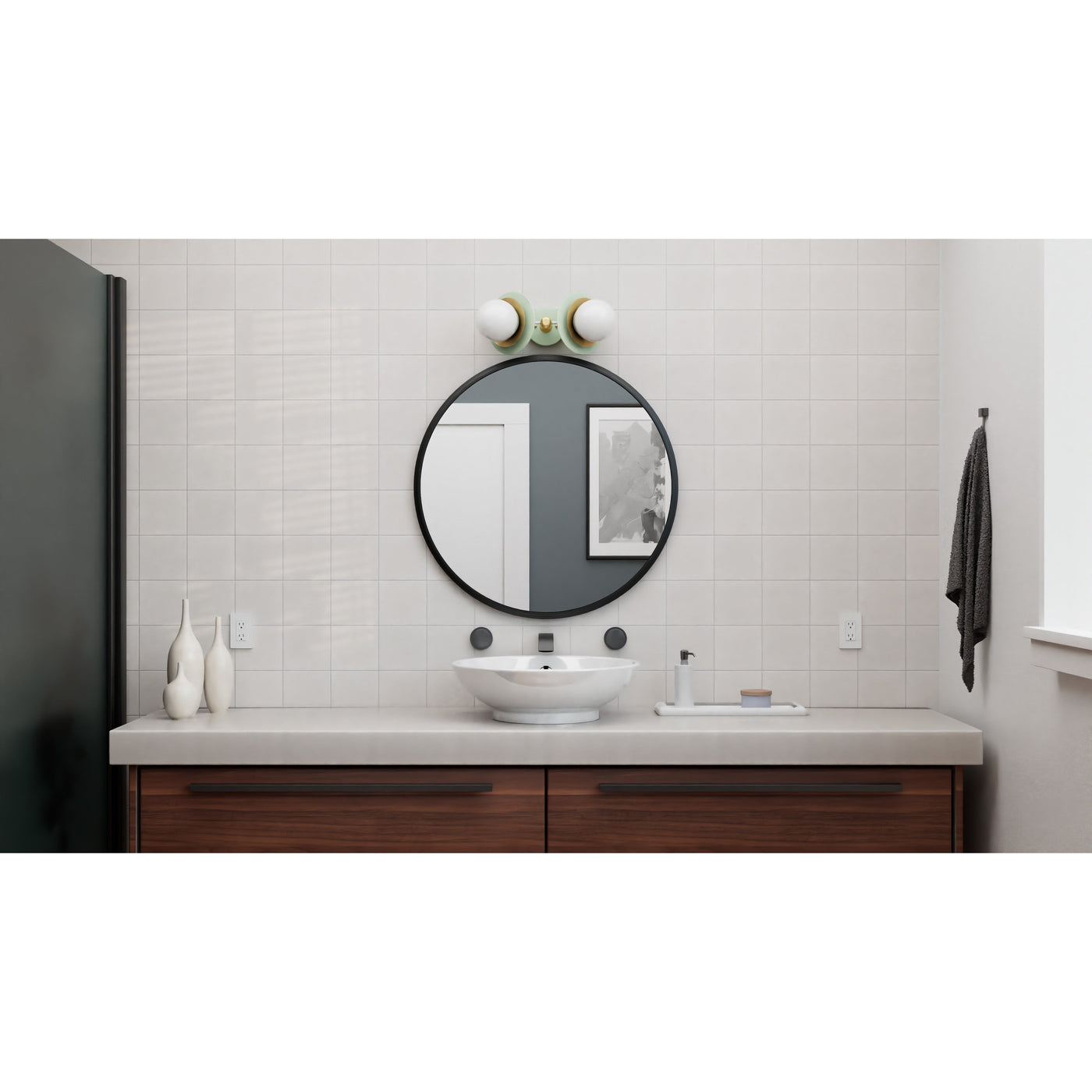 Morgan - Two Light Bathroom Vanity - Illuminate Vintage