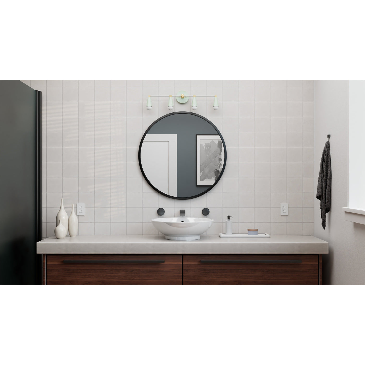 Auburn - Four Light Bathroom Vanity