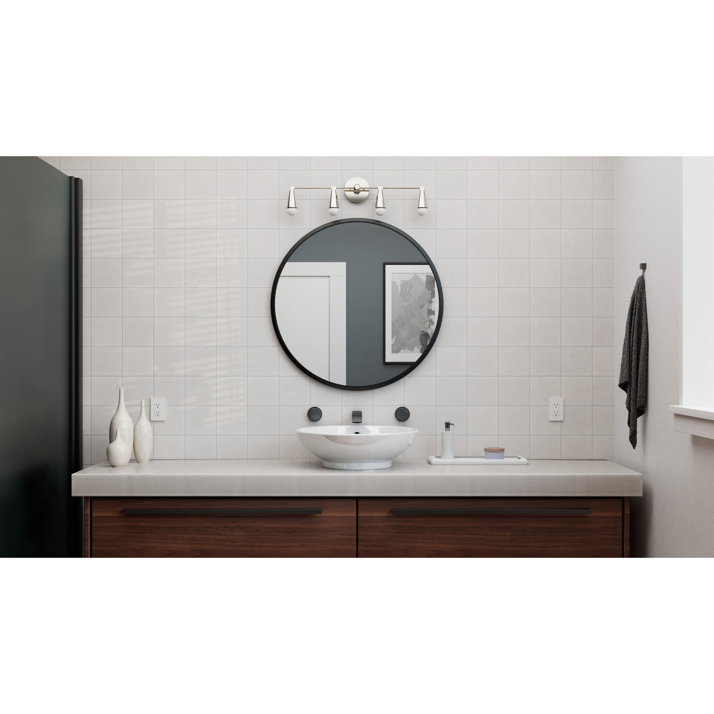 Auburn - Four Light Bathroom Vanity - Illuminate Vintage