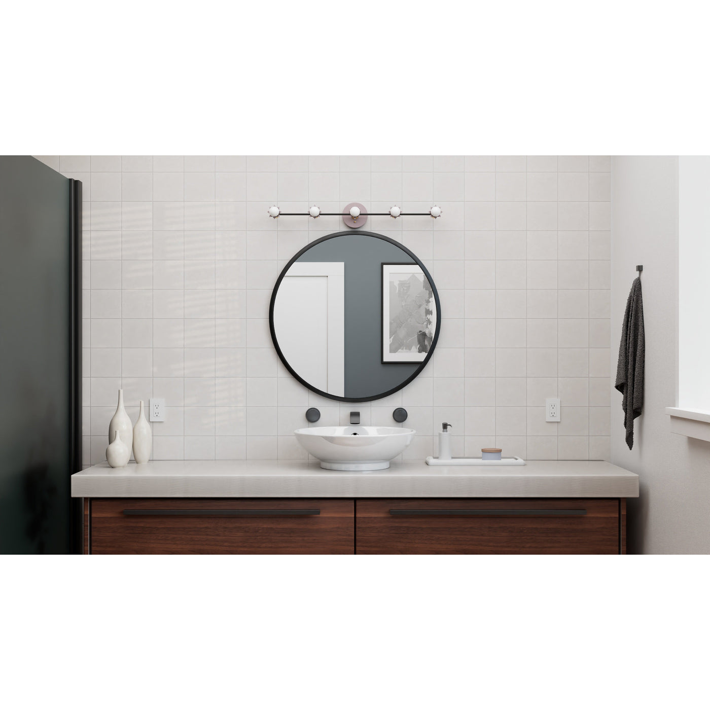 Monticello - Five Light Bathroom Vanity