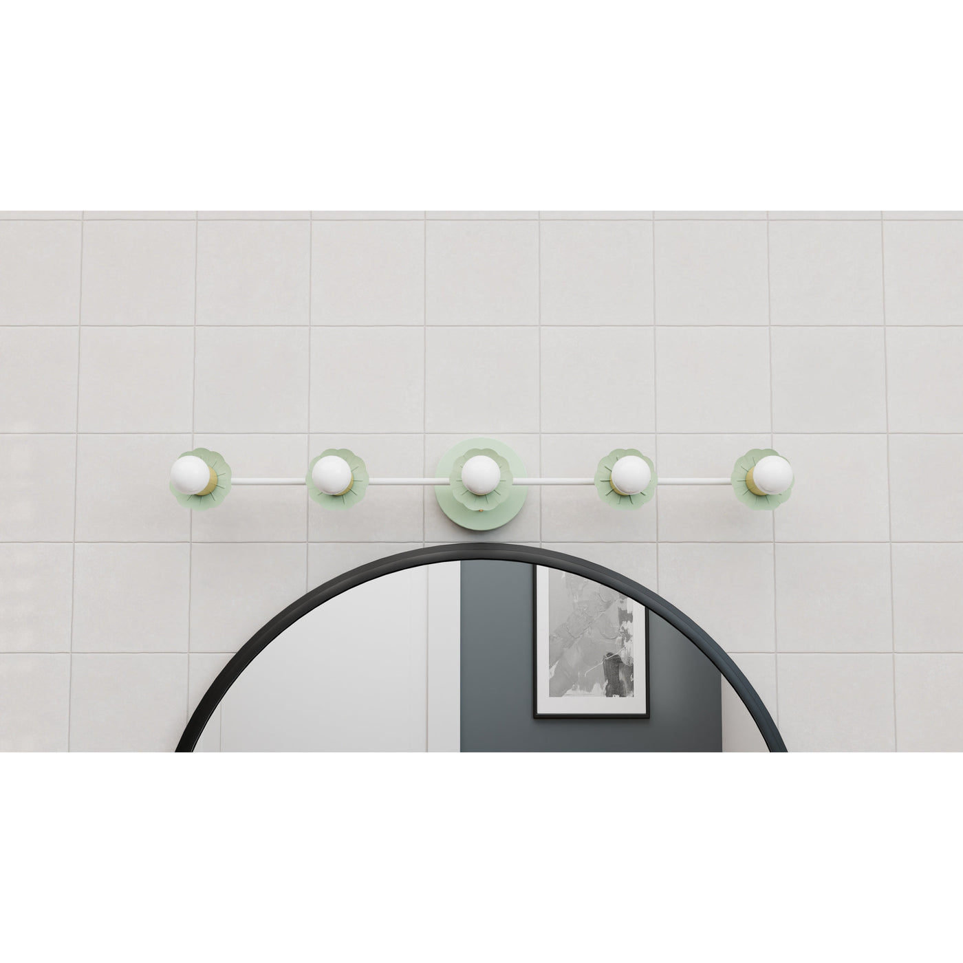 Myers - Five Light Bathroom Vanity
