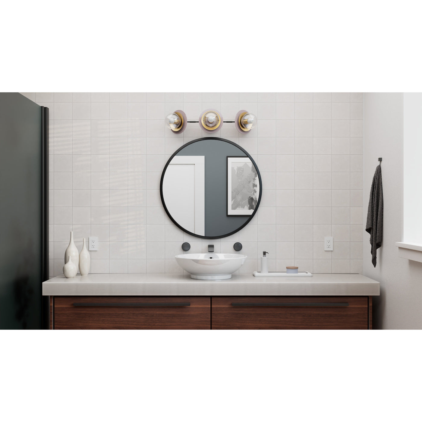 Ogden - Three Light Bathroom Vanity - Illuminate Vintage
